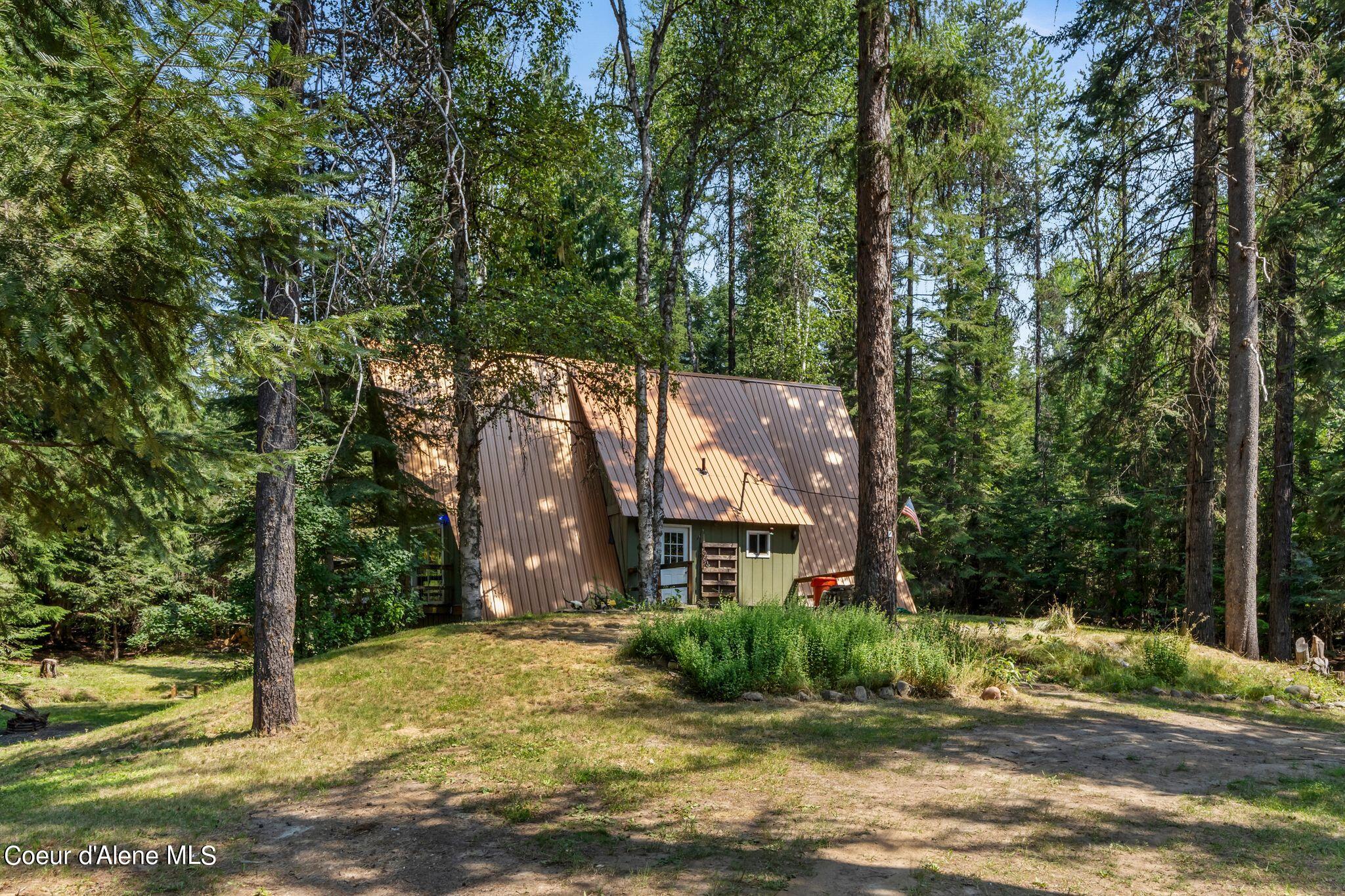 3897 Upper Gold Creek Road Sandpoint, ID 83864 - Photo 3 of 36 Class A-Frame in the woods!
