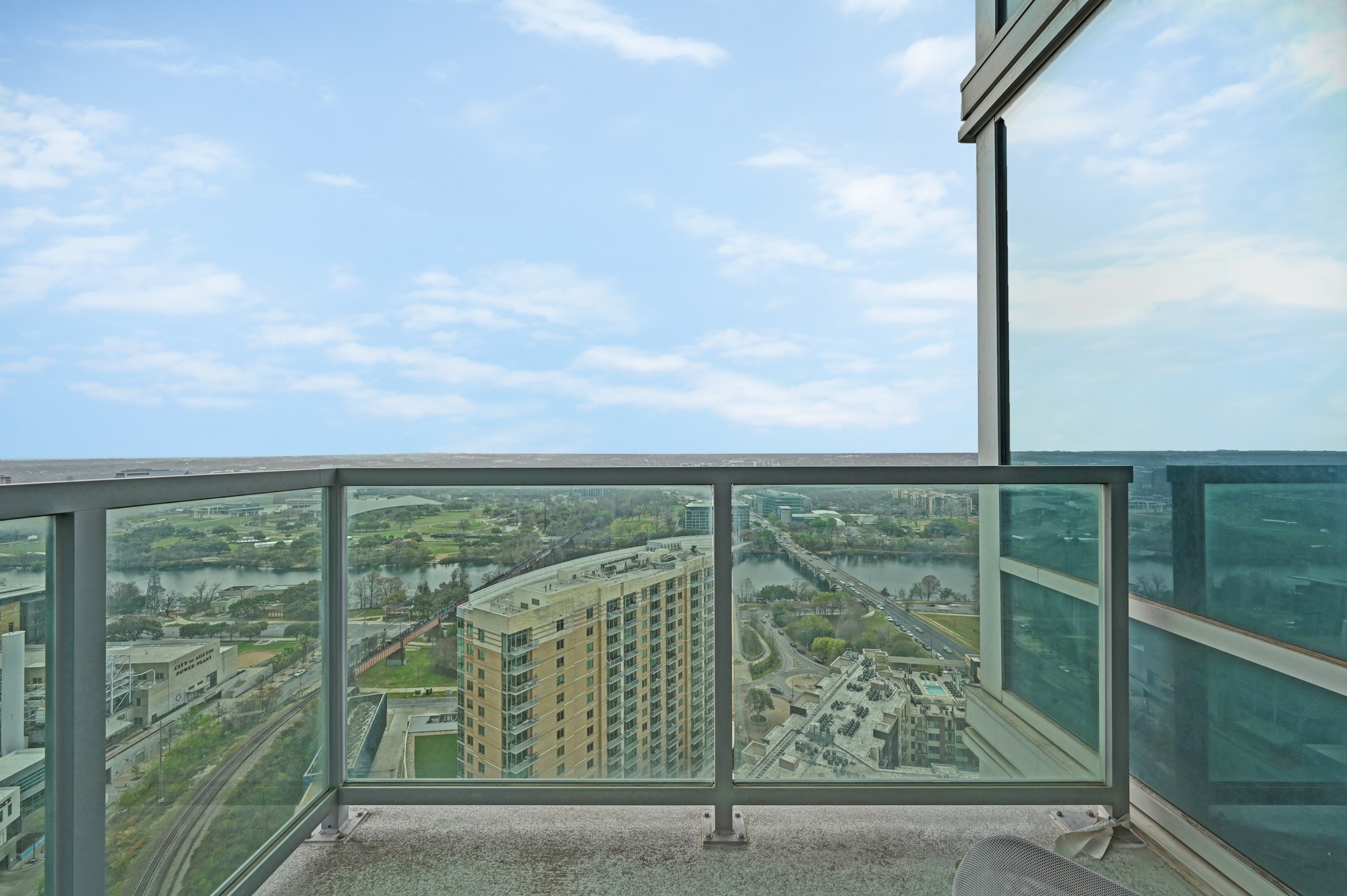 300 Bowie Street, Unit 2902 Austin, TX 78703 - Photo 24 of 40 a view of a garden from a balcony