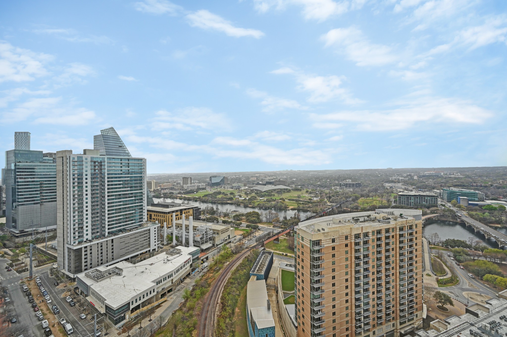 300 Bowie Street, Unit 2902 Austin, TX 78703 - Photo 25 of 40 a view of a city with tall buildings