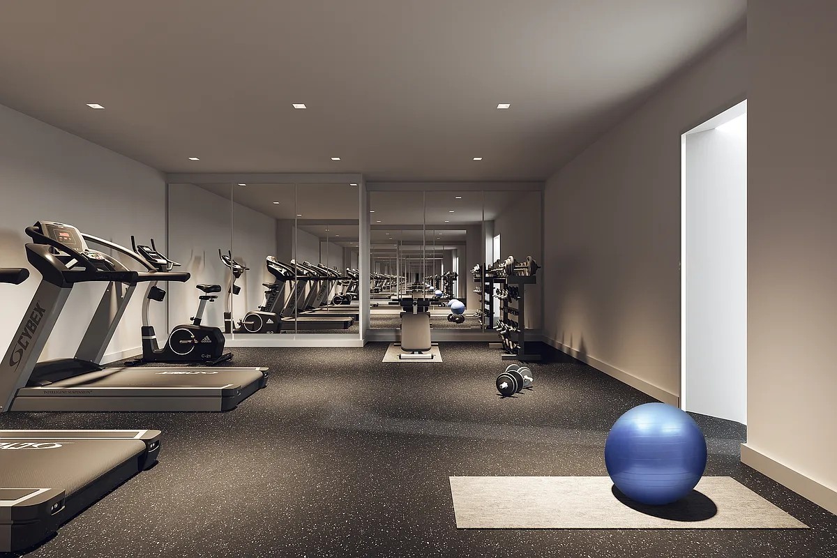 1548 72nd Street, Unit 302 Brooklyn, NY 11228 - Photo 10 of 12 a room with gym equipment