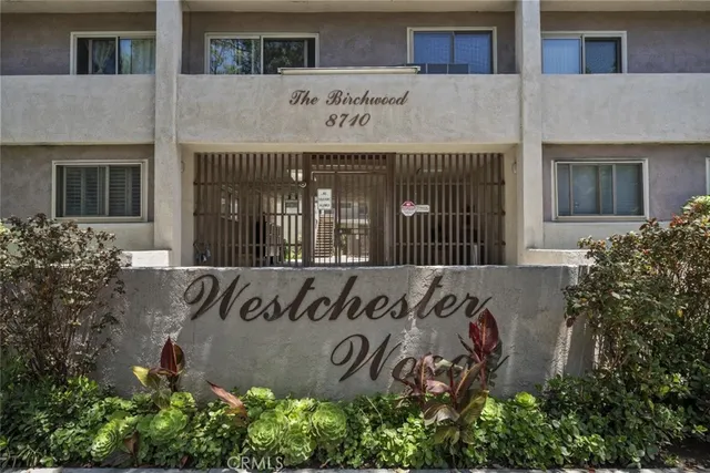 a front view of a building