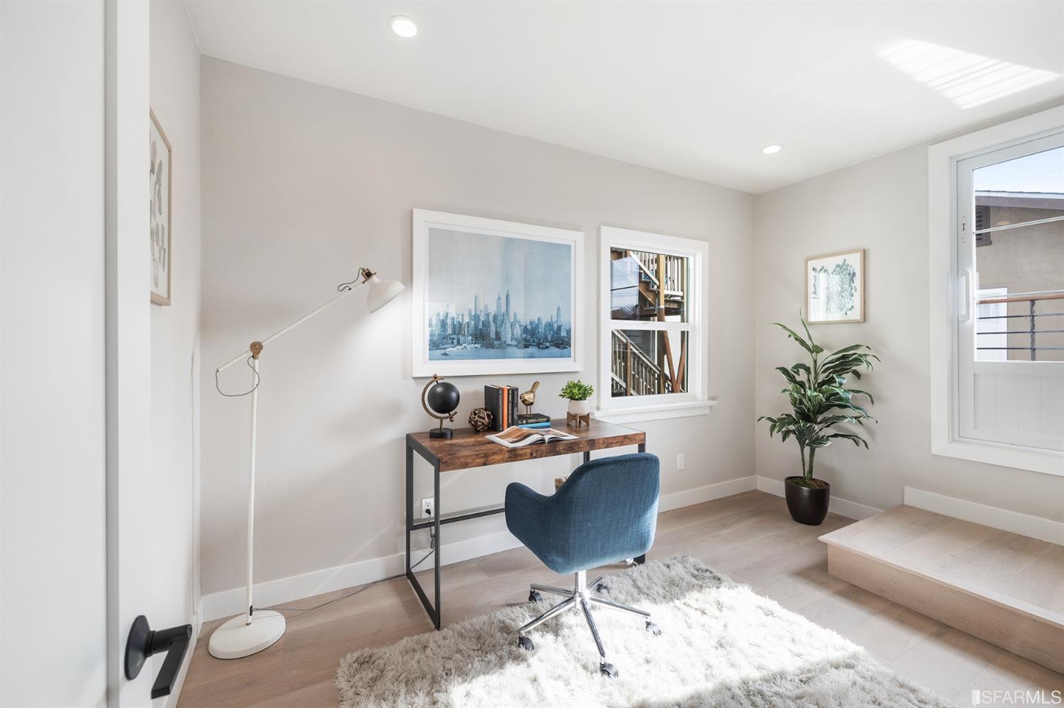 2935 Acton Street Berkeley, CA 94702 - Photo 24 of 63 a workspace with furniture and a potted plant