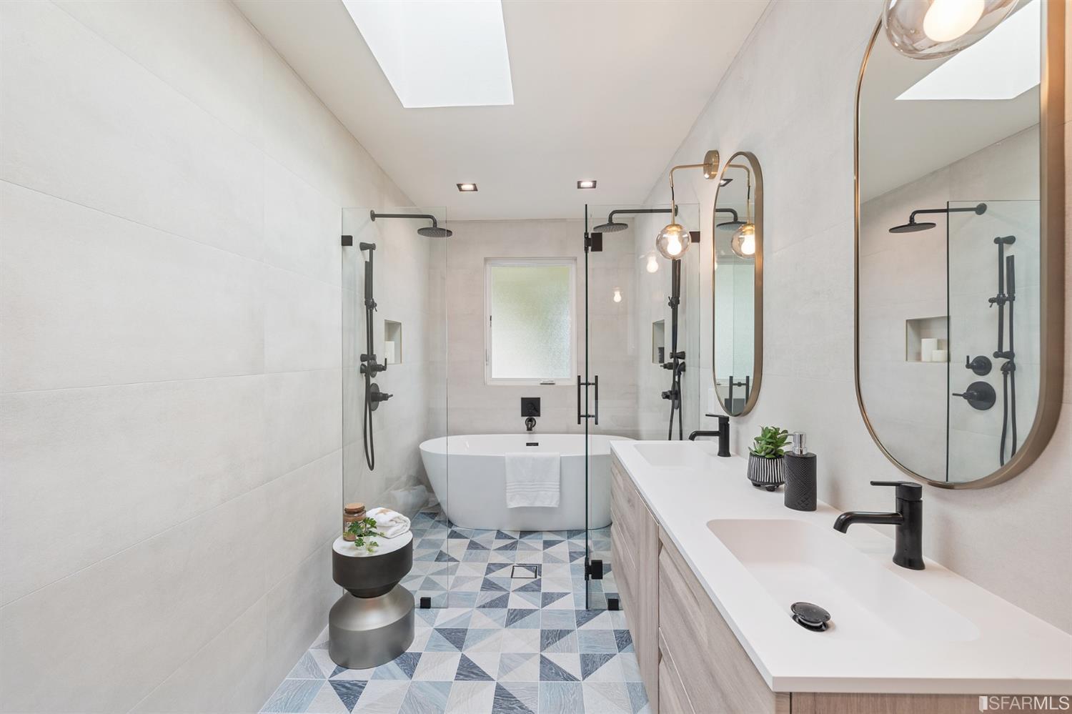 2935 Acton Street Berkeley, CA 94702 - Photo 30 of 63 a bathroom with a sink mirror and toilet