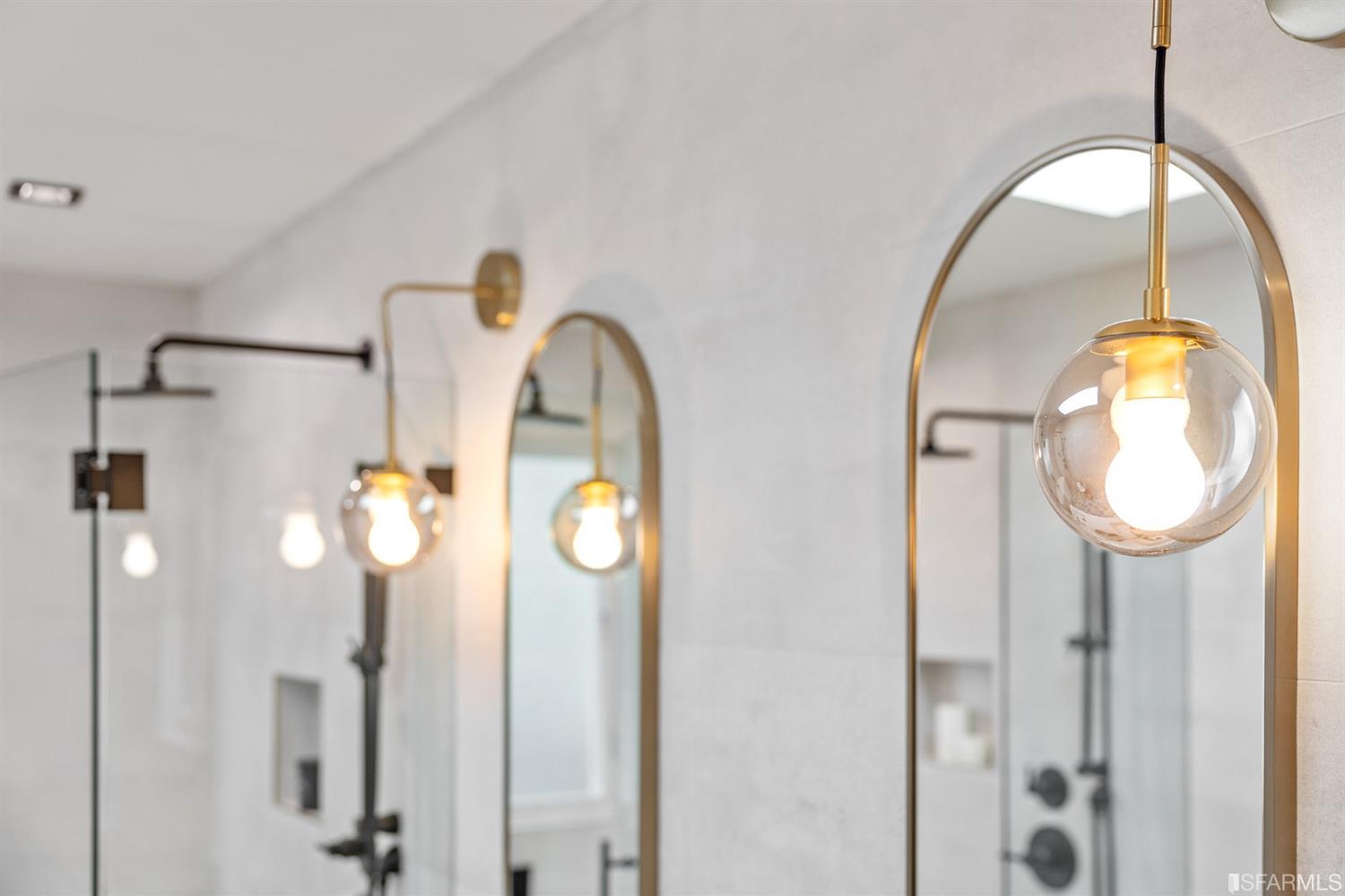 2935 Acton Street Berkeley, CA 94702 - Photo 31 of 63 a bathroom with a mirror and vanity