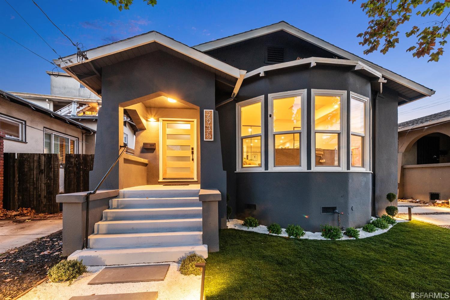 2935 Acton Street Berkeley, CA 94702 - Photo 53 of 63 a front view of a house with a yard