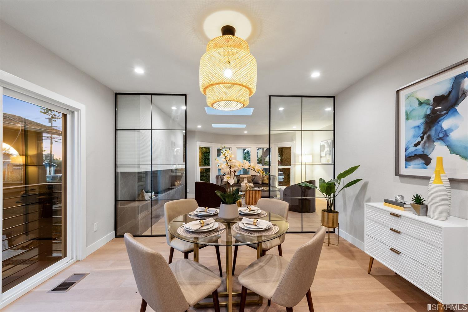 2935 Acton Street Berkeley, CA 94702 - Photo 57 of 63 a view of a dining room with furniture window and glass door