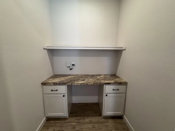 a room with storage and utility