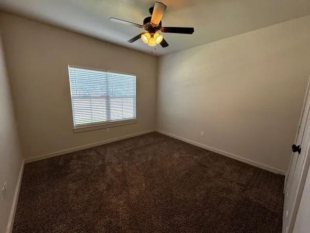 a window in an empty room