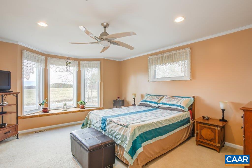3585 Advance Mills Road Ruckersville, VA 22968 - Photo 27 of 39 a bedroom with a bed and a couch