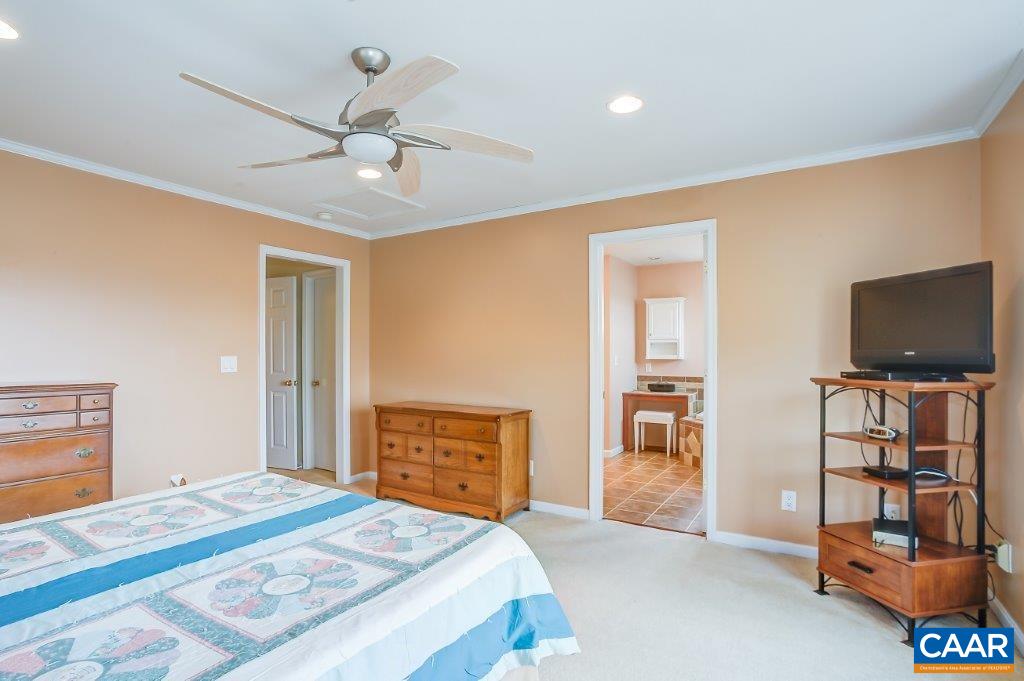 3585 Advance Mills Road Ruckersville, VA 22968 - Photo 29 of 39 a bedroom with bed and flat screen tv