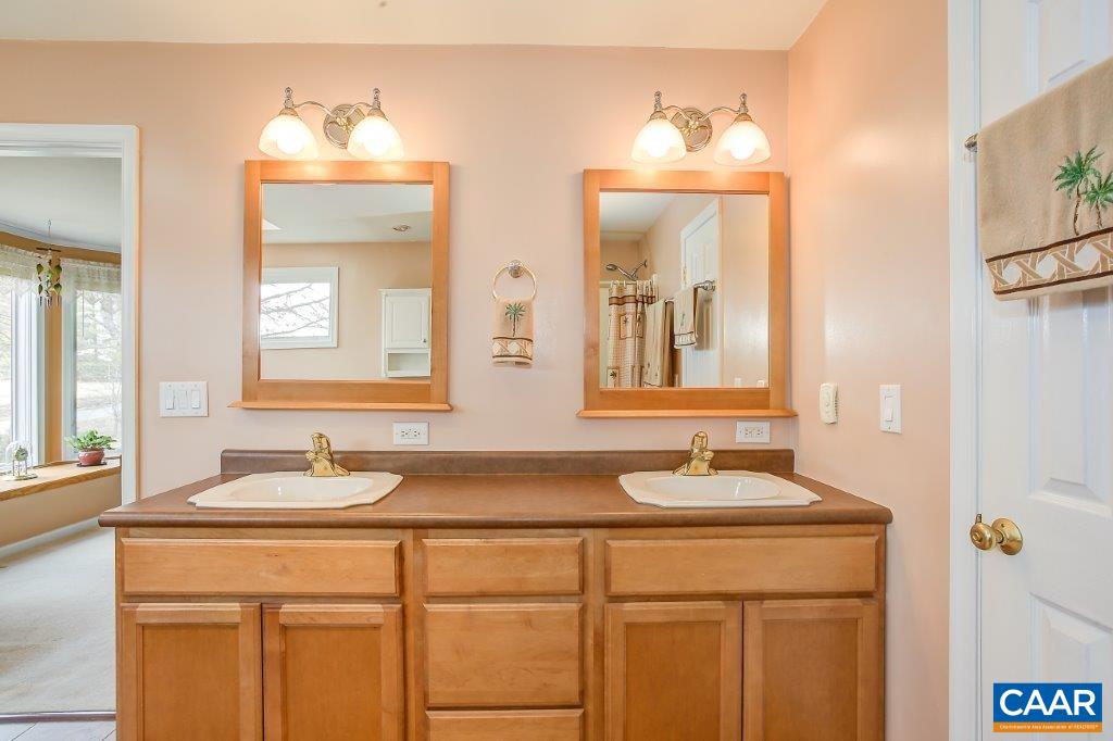 3585 Advance Mills Road Ruckersville, VA 22968 - Photo 33 of 39 a bathroom with a sink and a mirror