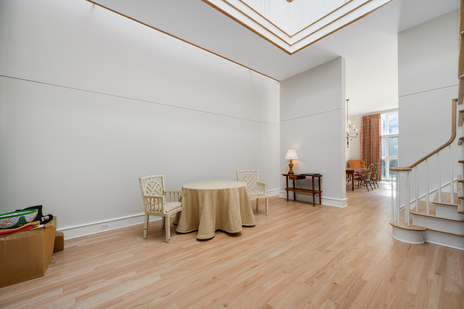 2214 North Burling Street Chicago, IL 60614 - Photo 6 of 29 a living room with furniture and a wooden floor