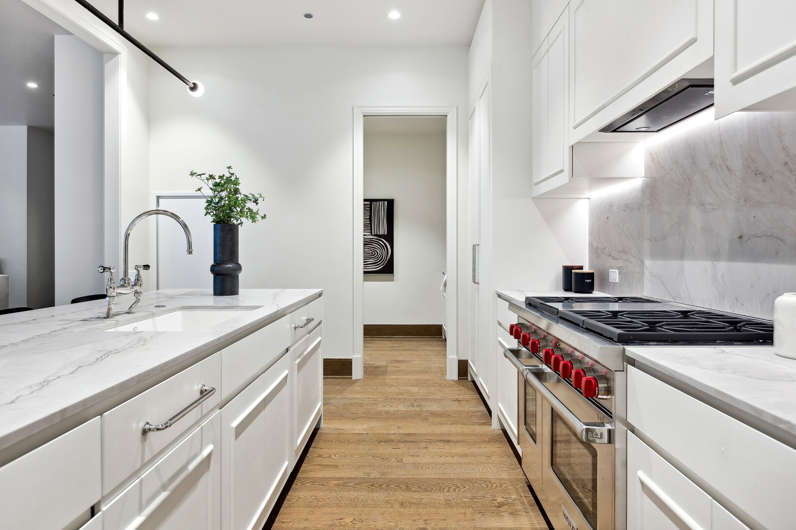 21 North May Street, Unit 301 Chicago, IL 60607 - Photo 17 of 35 a kitchen with a stove and a sink