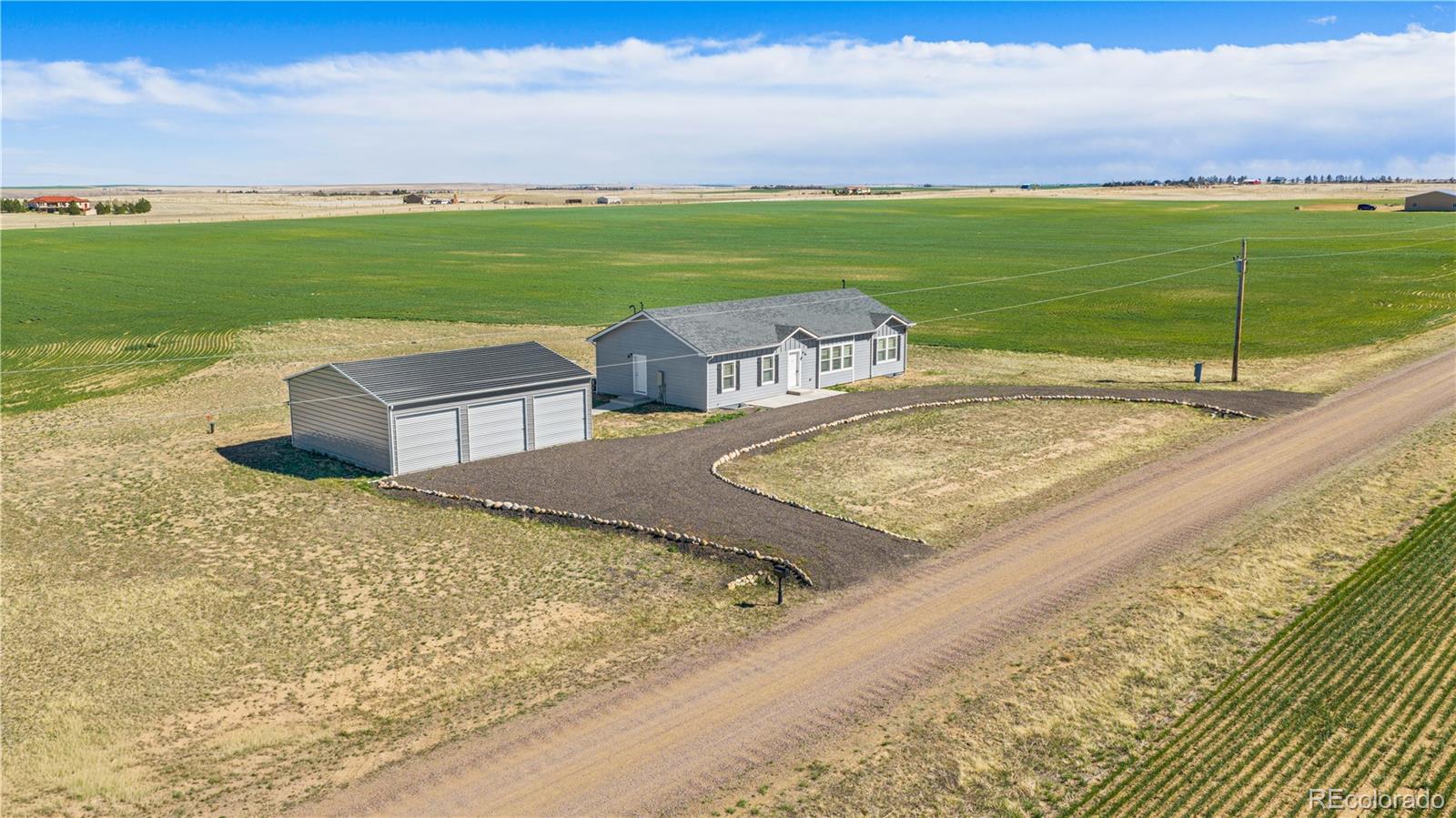6 Timberlake Road Byers, CO 80103 - Photo 2 of 18 a view of a lake with a big yard