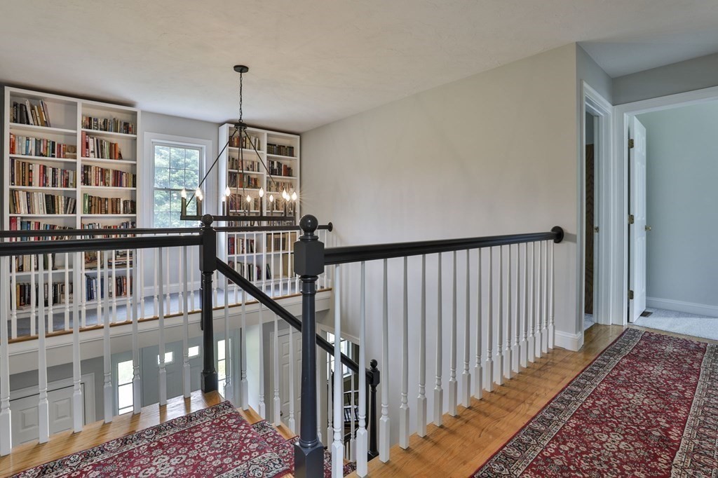 4 Breezy Point Road Acton, MA 01720 - Photo 23 of 40 a view of staircase with railing and a rug