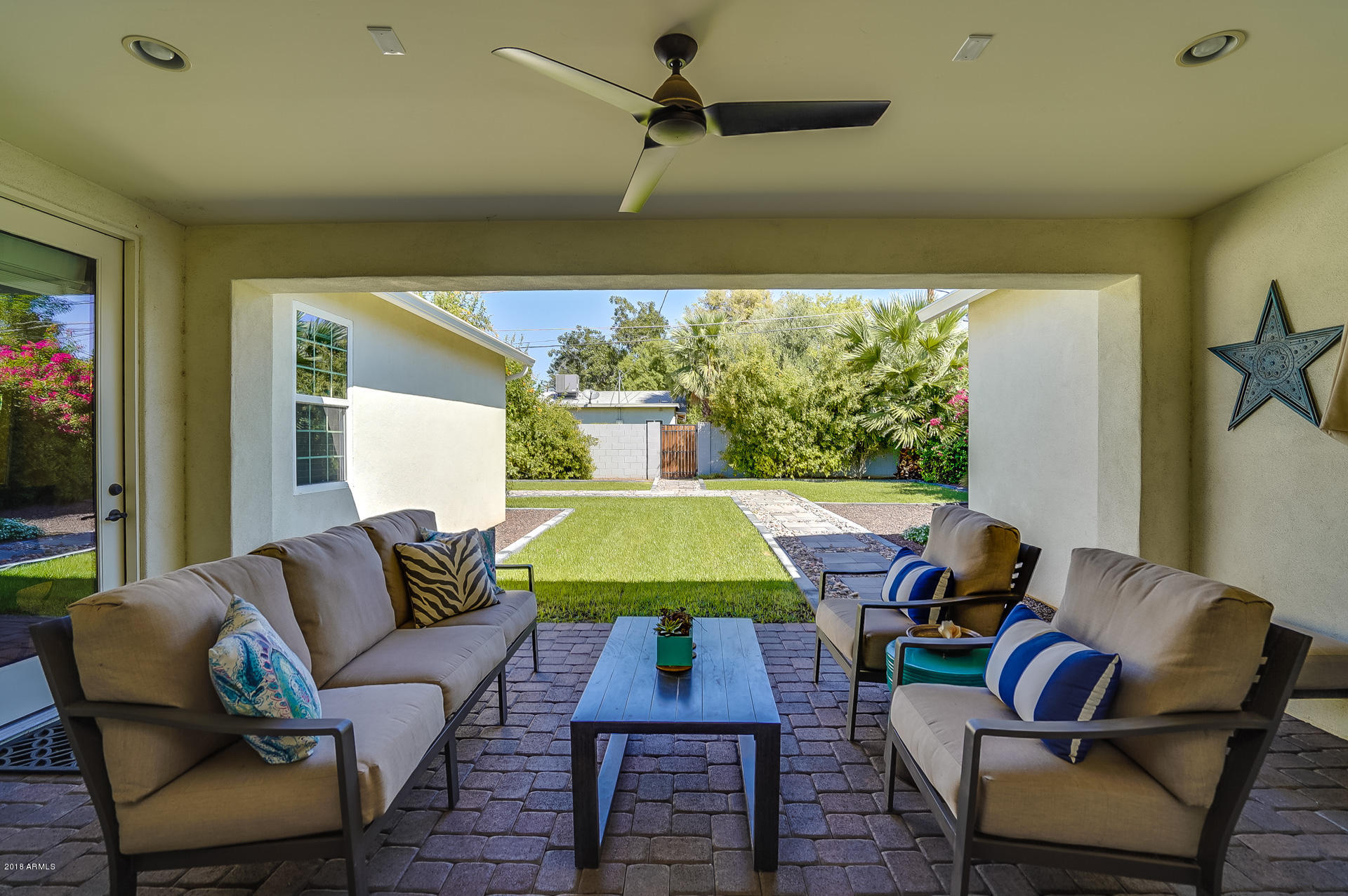 4224 East Cheery Lynn Road Phoenix, AZ 85018 - Photo 20 of 21 Covered Paver Patio Wired for TV