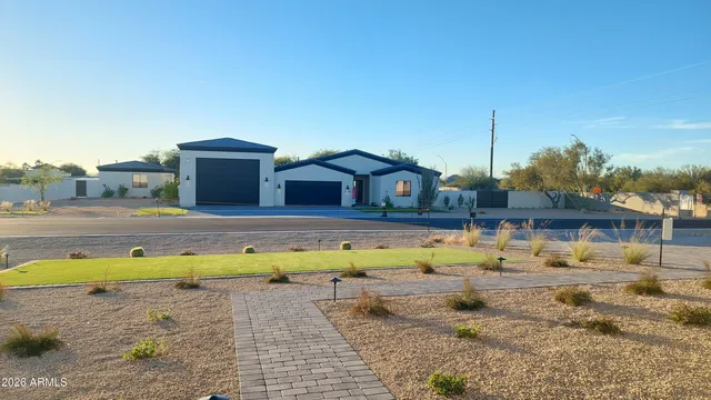a view of swimming pool with a yard