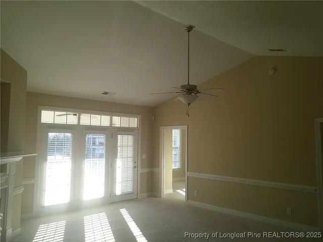 a view of a bathroom with a shower