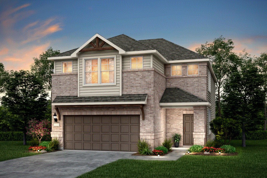 244 Harbors Lane Leander, TX 78641 - Photo 1 of 1 a front view of a house with a yard and garage