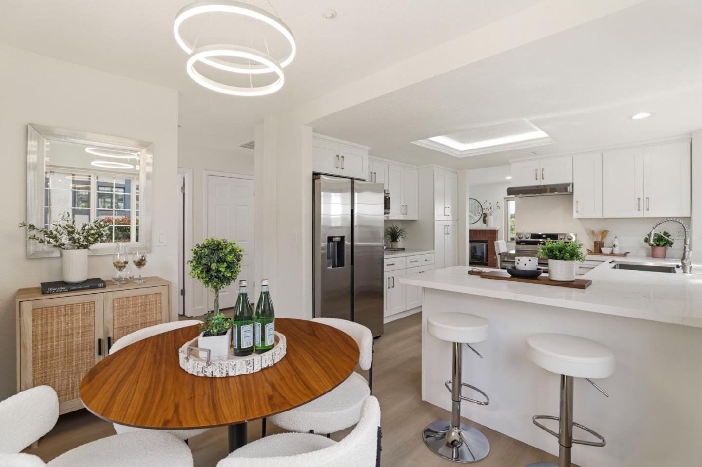 120 Haslemere Court Lafayette, CA 94549 - Photo 18 of 49 a kitchen with a dining table and chairs