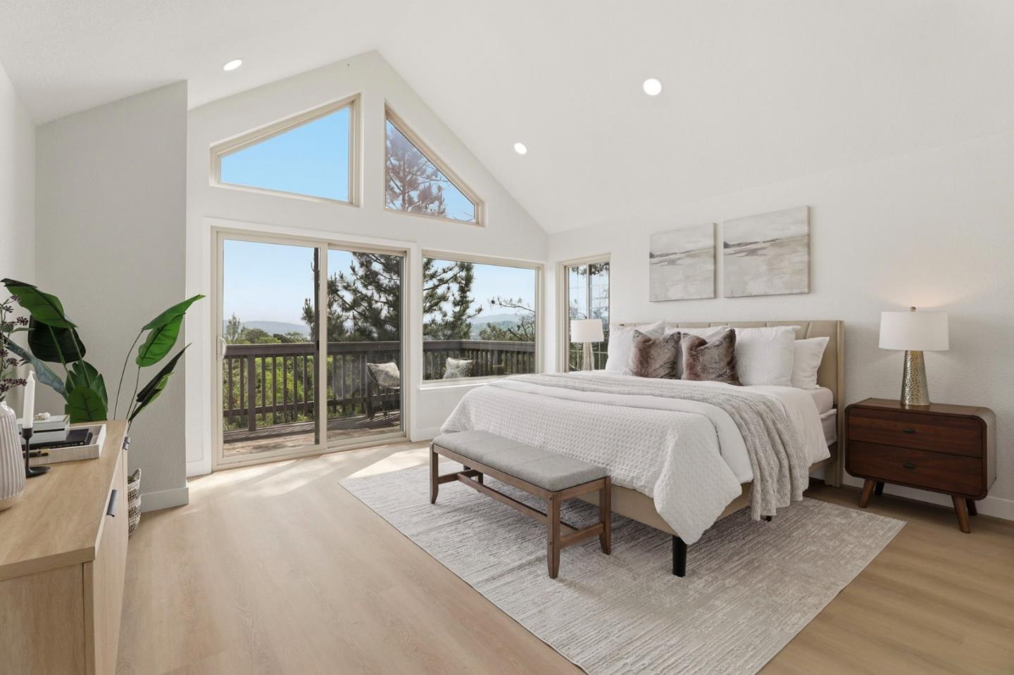 120 Haslemere Court Lafayette, CA 94549 - Photo 23 of 49 a bedroom with a large bed and a large window