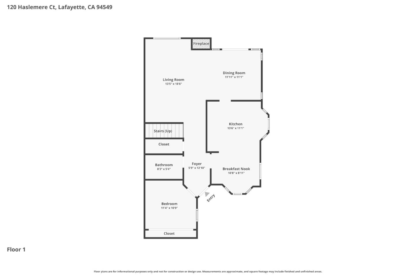 120 Haslemere Court Lafayette, CA 94549 - Photo 48 of 49 a picture of a floor plan