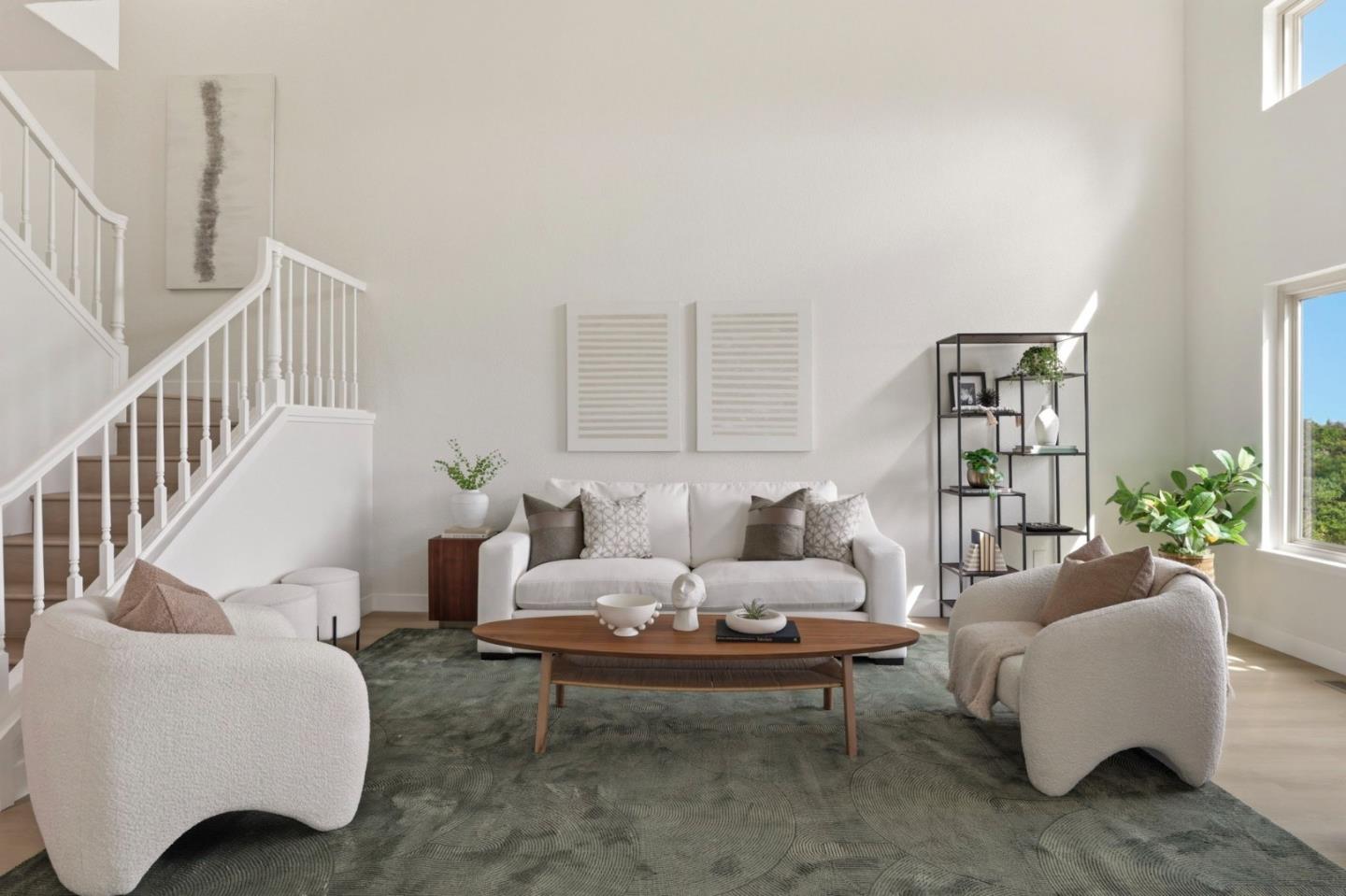 120 Haslemere Court Lafayette, CA 94549 - Photo 6 of 49 a living room with furniture wooden floor and a potted plant