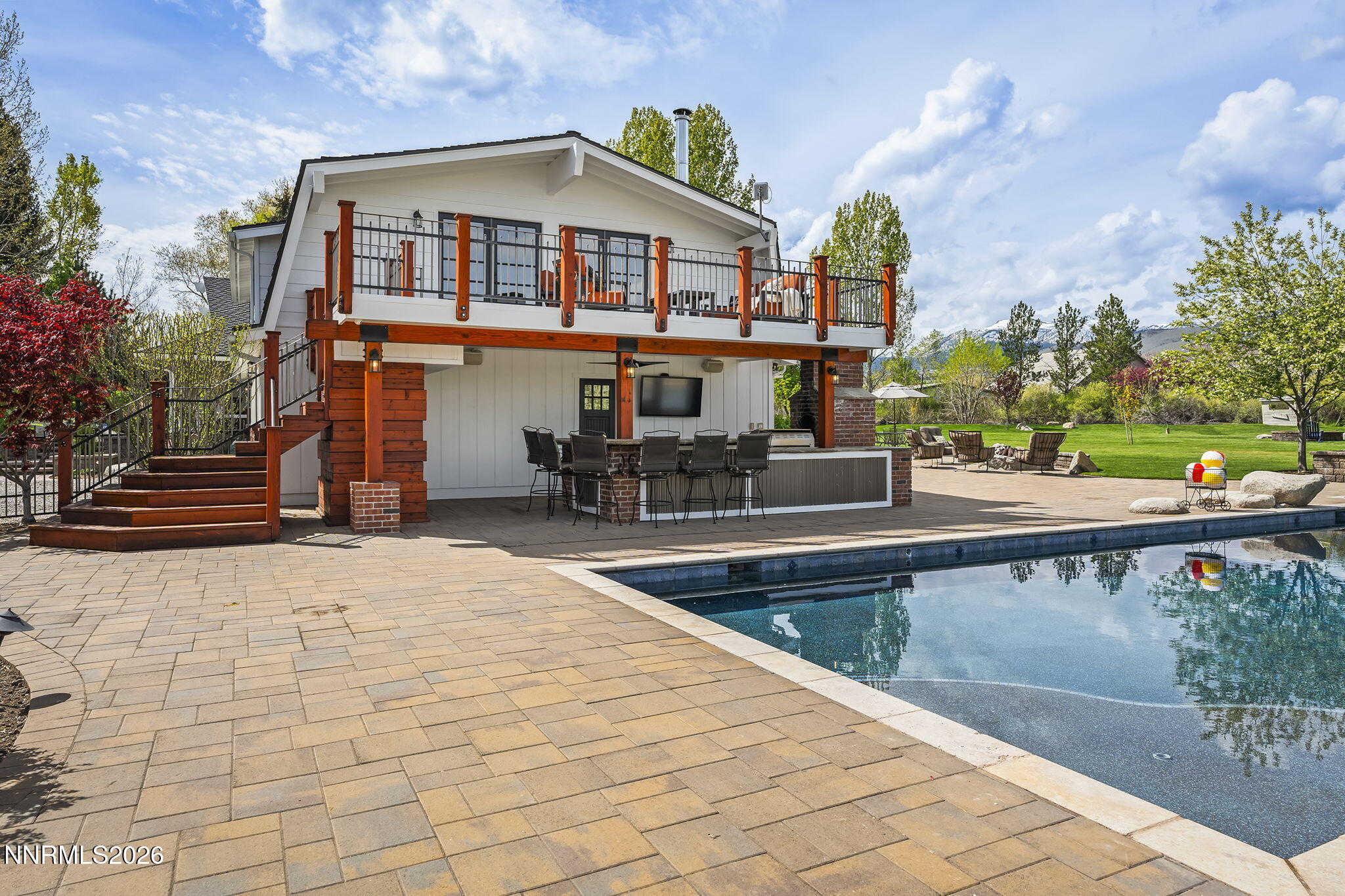 945 Monte Vista Drive Reno, NV 89511 - Photo 57 of 93 Outdoor Kitchen & Pool