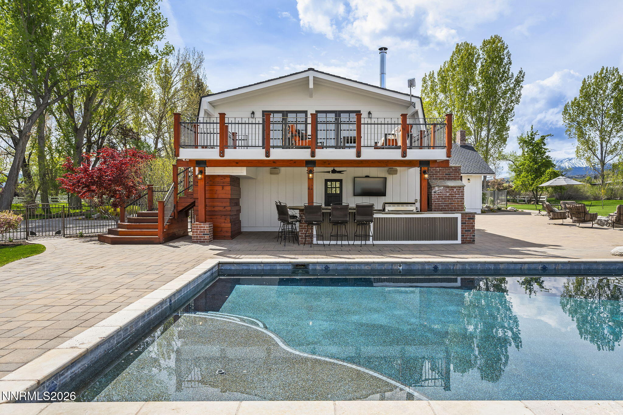 945 Monte Vista Drive Reno, NV 89511 - Photo 58 of 93 Outdoor Kitchen & Pool