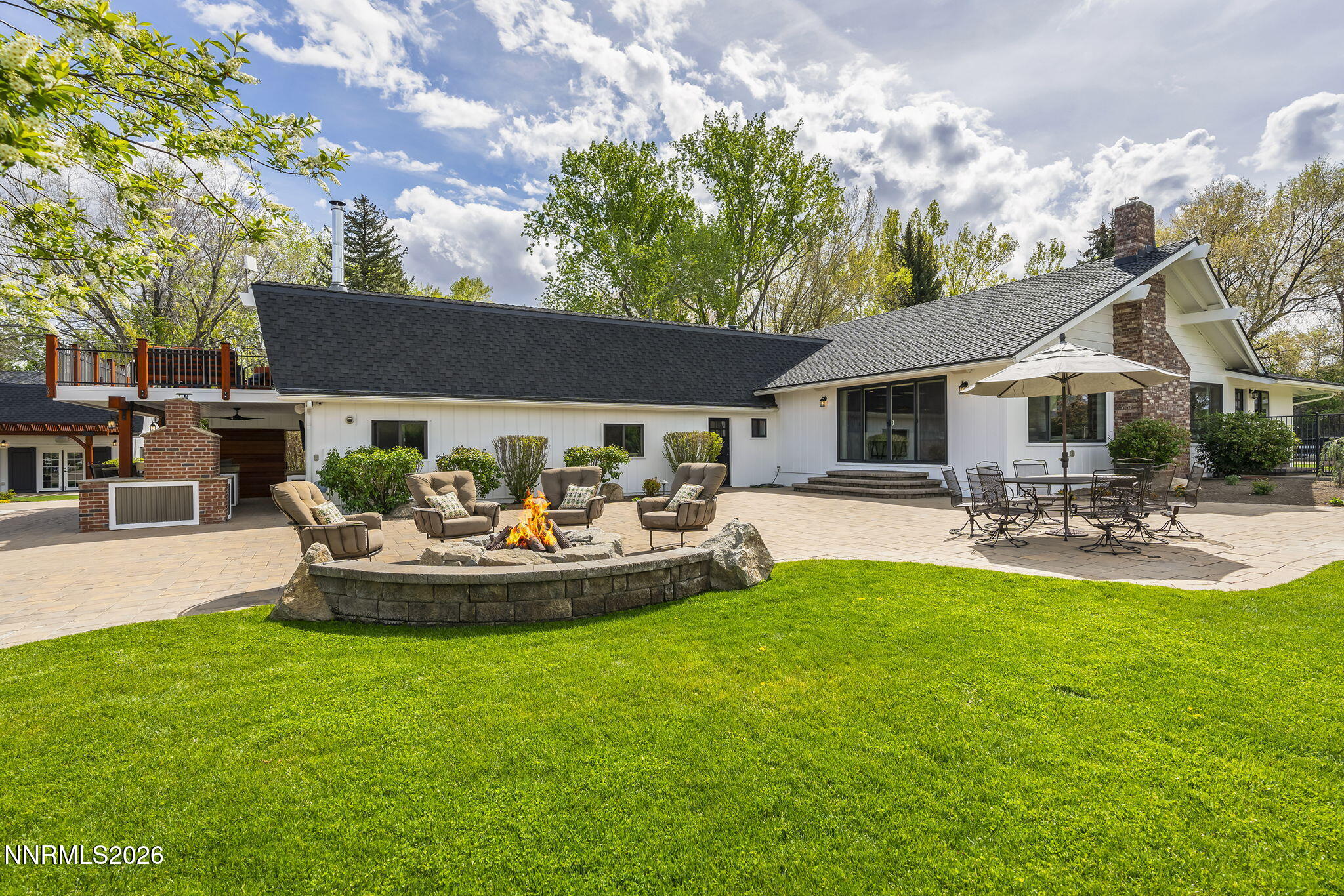 945 Monte Vista Drive Reno, NV 89511 - Photo 65 of 93 Backyard with Gas Fire Pit