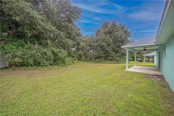 a view of an outdoor space and deck