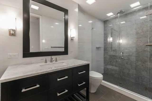 a view of a hallway with washer and dryer