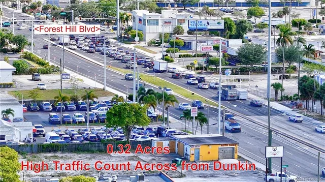 a view of a city with tall buildings