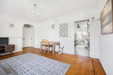 a view of a livingroom with furniture and window