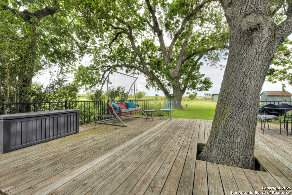 4190 Atkins Road Salado, TX 76571 - Photo 9 of 49 a view of outdoor space with deck and floor to ceiling window