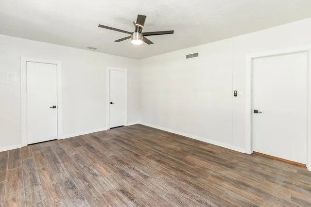 wooden floor in an empty room