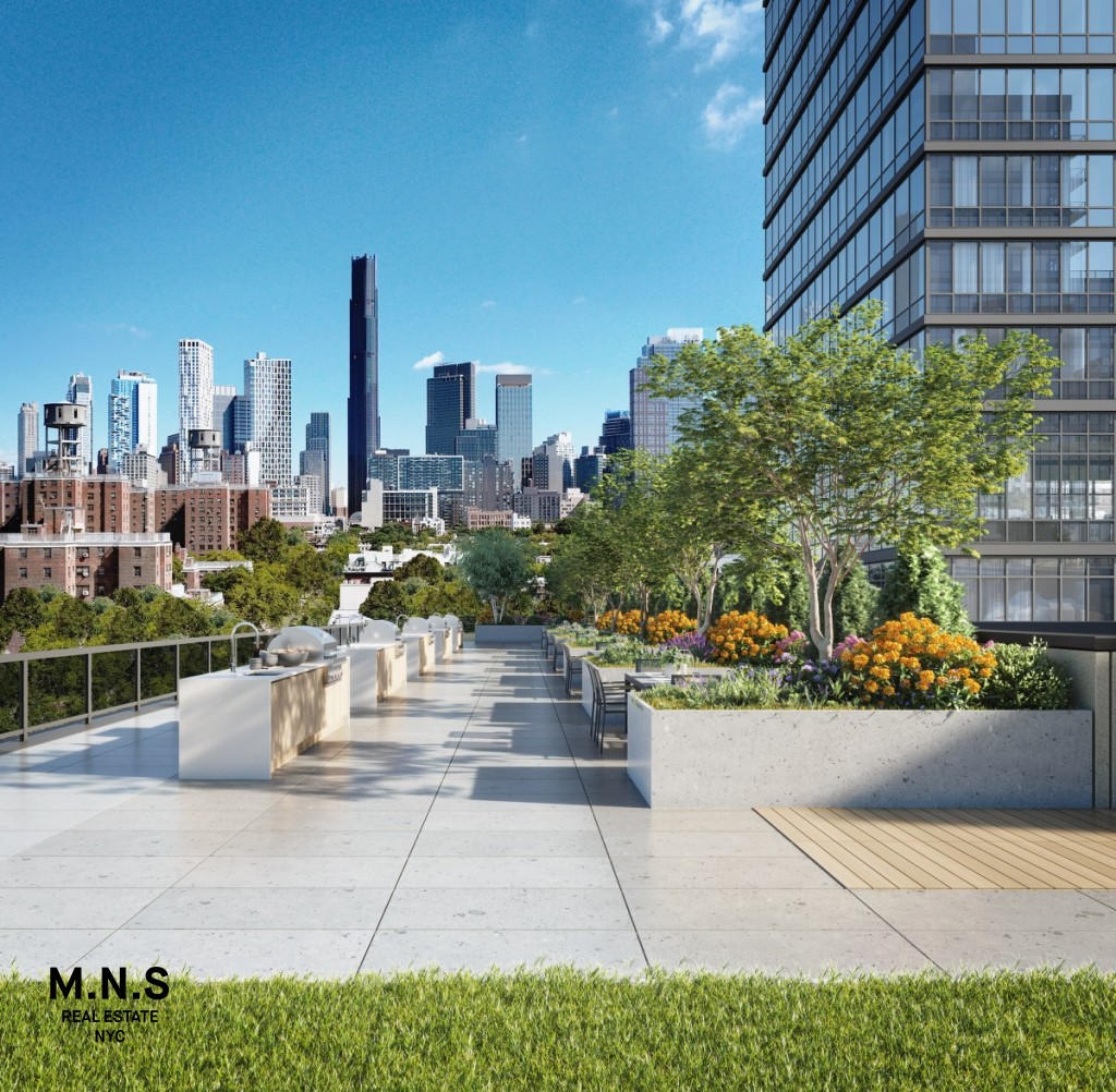 500 Degraw Street, Unit 2109 Brooklyn, NY 11217 - Photo 17 of 23 a view of a patio with couches and potted plants