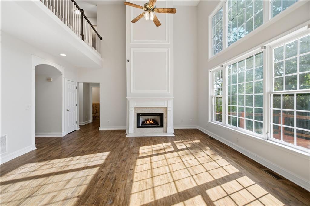 110 Mayes Farm Road Northwest Marietta, GA 30064 - Photo 15 of 49 a view of an entryway with a fireplace