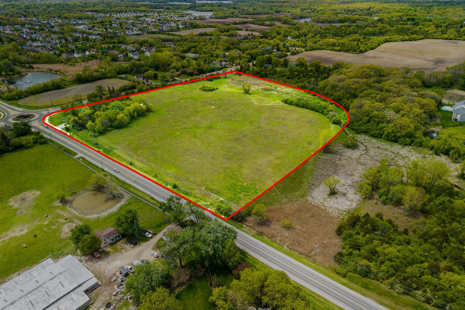 406 West Monaville Road Lake Villa, IL 60046 - Photo 9 of 12 an aerial view of swimming pool