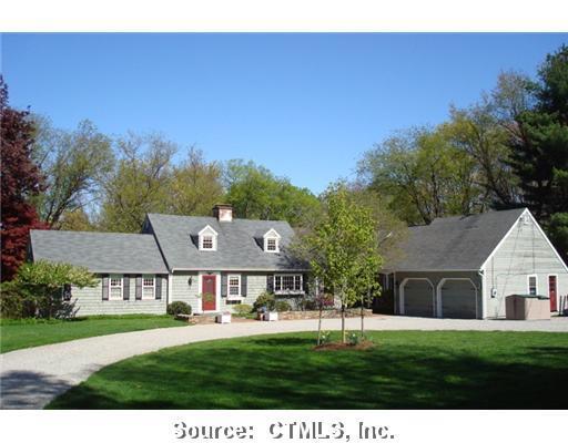 24 Pinnacle Mountain Road Simsbury, CT 06070 - Photo 1 of 1 a front view of a house with a garden