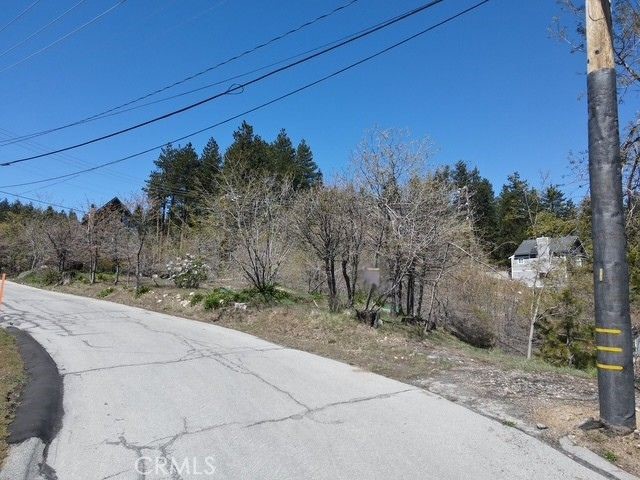 31912 Encina Way Running Springs, CA 92382 - Photo 5 of 6 a view of a road from a backyard