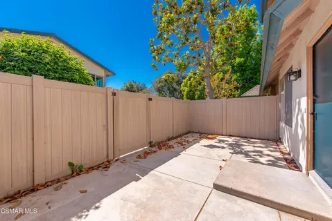 a backyard of a house