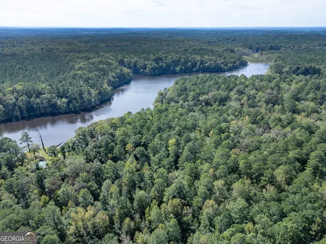 a view of a green field with lots of bushes