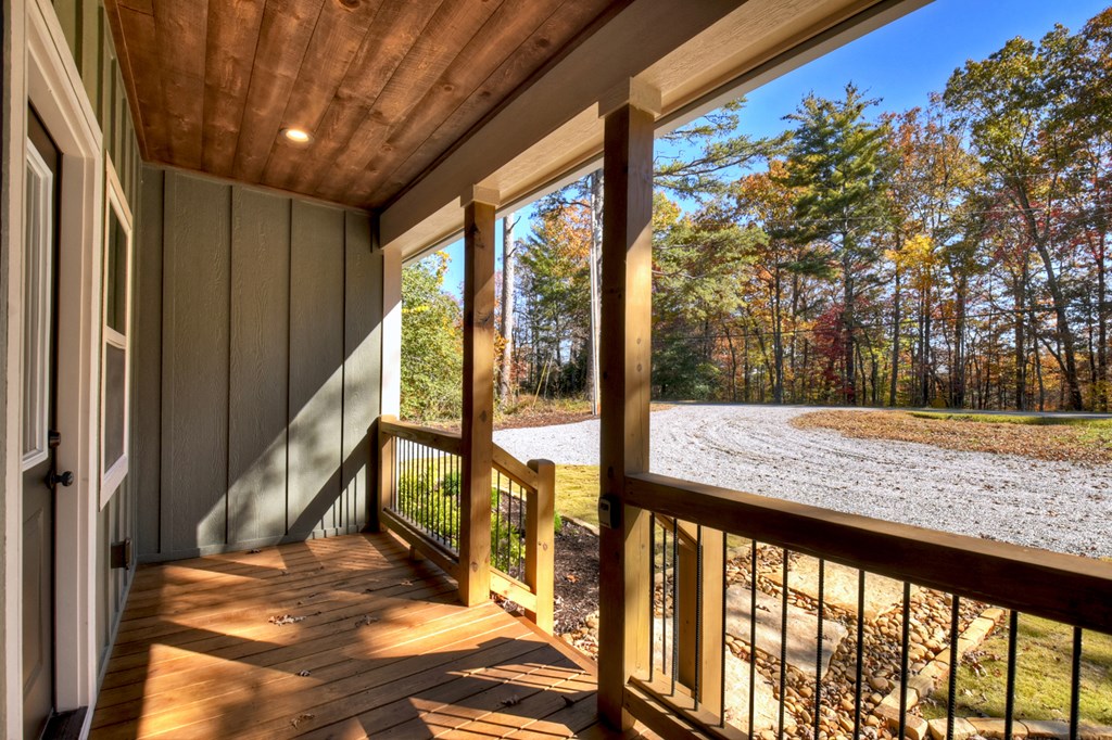 524 Old Highway Blue Ridge, GA 30513 - Photo 3 of 34 a view of a porch