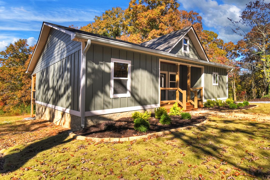 524 Old Highway Blue Ridge, GA 30513 - Photo 34 of 34 a view of a house with snow on the wall