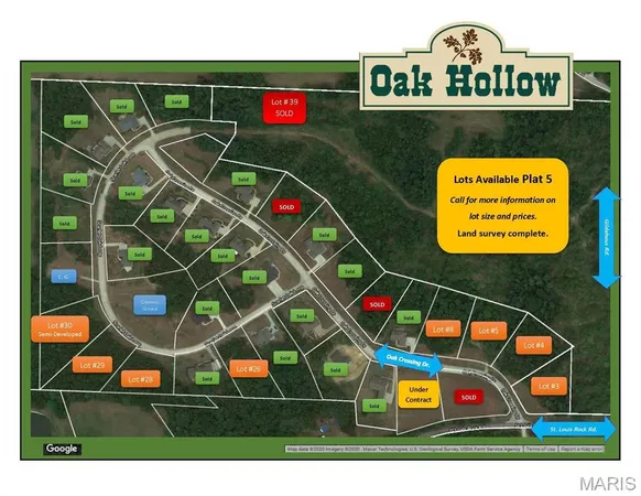 $61,500 | Lot 3 Oak Crossing Drive, Villa Ridge, MO 63089