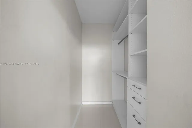 a view of walk in closet