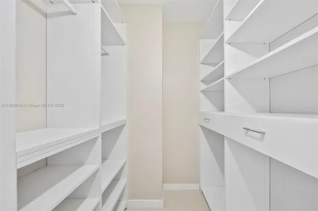 a view of walk in closet