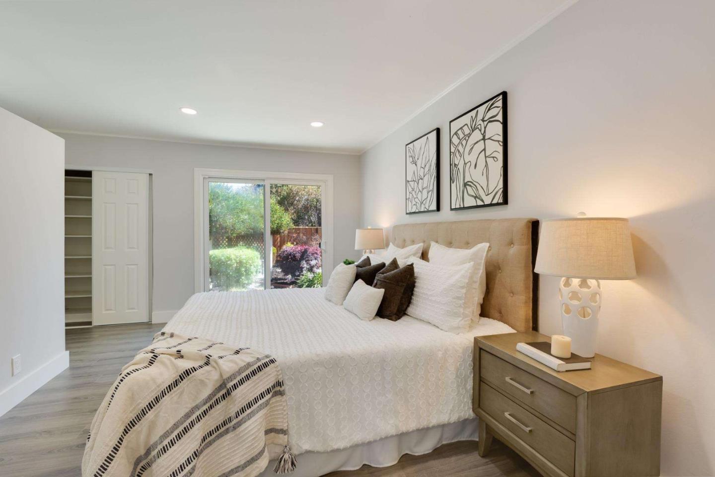 4258 Blue Ridge Street Fremont, CA 94536 - Photo 24 of 34 a bedroom with bed and wooden floor