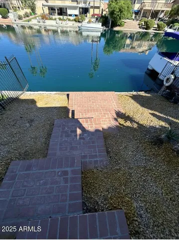 a view of residential houses with outdoor space